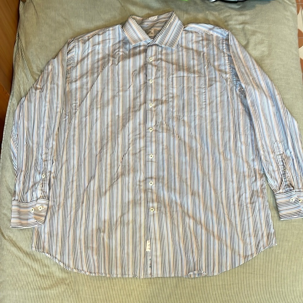 Peter Millar Long Sleeve Button Up Shirt